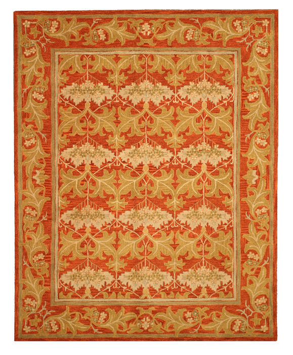Red Hand Tufted 50 X 80 Area Rug 834-131946 Image 0