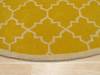 Moroccan Yellow Round Hand Tufted 60 X 60 Area Rug 834-131972 Thumb 1