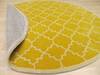 Moroccan Yellow Round Hand Tufted 60 X 60  Area Rug 834-131972 Thumb 2