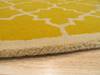 Moroccan Yellow Round Hand Tufted 60 X 60  Area Rug 834-131972 Thumb 4