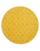Moroccan Yellow Round Hand Tufted 60 X 60  Area Rug 834-131972 Thumb 0