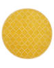 Moroccan Yellow Round Hand Tufted 60 X 60 Area Rug 834-131972 Thumb 0