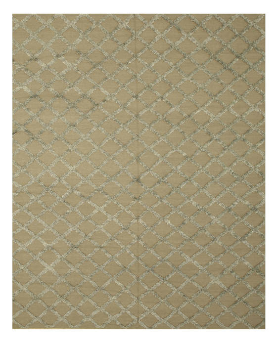 Beige Hand Woven 100 X 140 Area Rug 834-131992 Image 0