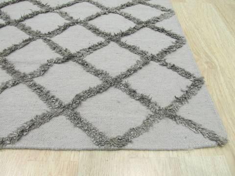 Blue Hand Woven 90 X 120 Area Rug 834-131997 Image 2