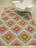 Modern-Contemporary Multicolor Hand Made 100 X 140 Area Rug 834-132004 Thumb 3