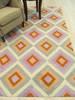 Modern-Contemporary Multicolor Hand Made 100 X 140 Area Rug 834-132004 Thumb 4