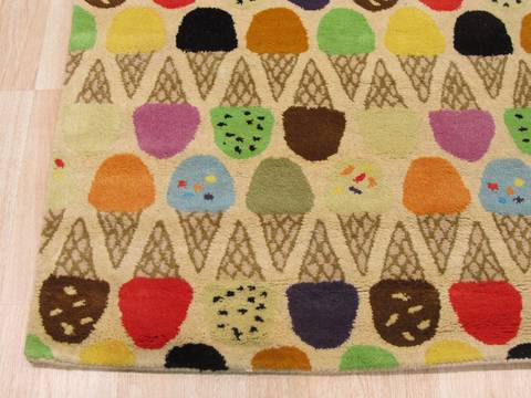 Beige Hand Tufted 50 X 80 Area Rug 834-132008 Image 1