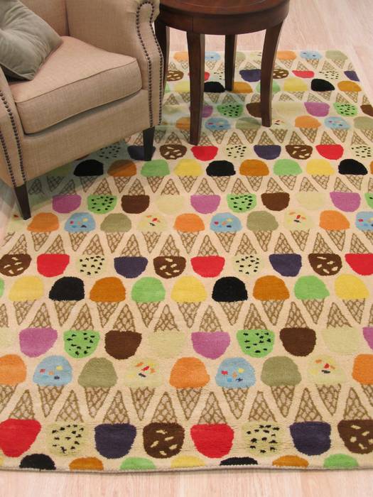 Beige Hand Tufted 50 X 80 Area Rug 834-132008 Image 3