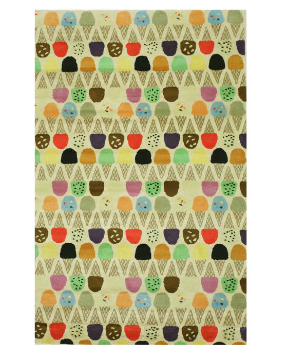 Beige Hand Tufted 50 X 80 Area Rug 834-132008 Image 0