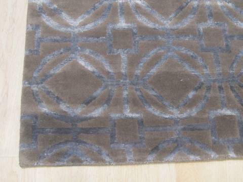 Tibetan Brown Hand Knotted 50 X 80 Area Rug 834-132019 Image 1