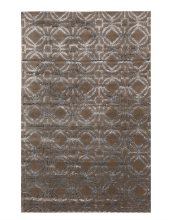 Tibetan Brown Hand Knotted 50 X 80 Area Rug 834-132019 Image 0