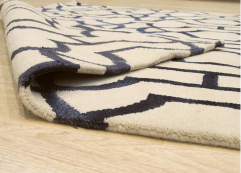 Tibetan Beige Hand Knotted 50 X 80 Area Rug 834-132020 Image 2