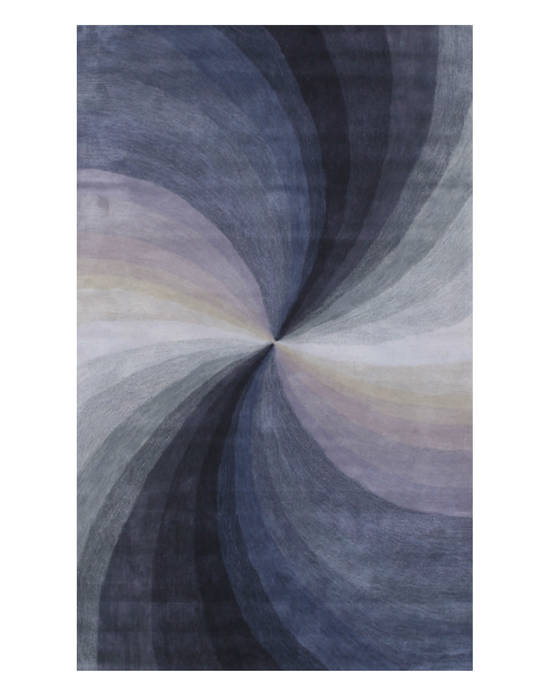 Modern-Contemporary Blue Hand Tufted 119 X 149 Area Rug 834-132026 Image 0
