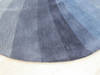 Modern-Contemporary Blue Round Hand Tufted 40 X 40 Area Rug 834-132027 Thumb 1