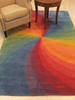 Modern-Contemporary Multicolor Hand Tufted 89 X 119 Area Rug 834-132044 Thumb 3