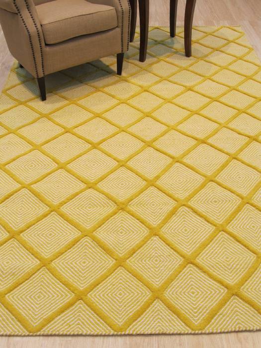 Yellow Hand Made 60 X 90 Area Rug 834-132051 Image 3