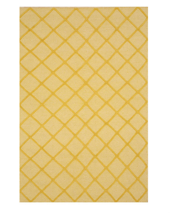 Yellow Hand Made 60 X 90 Area Rug 834-132051 Image 0