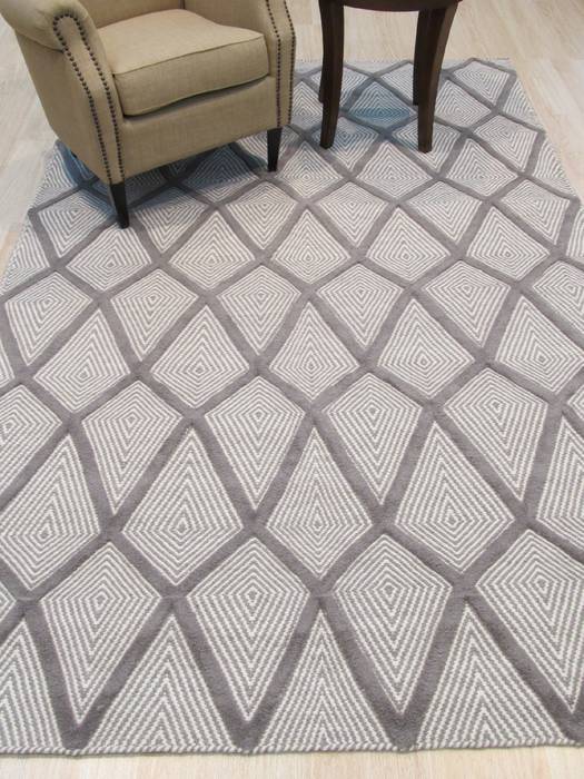 Grey Hand Made 60 X 90 Area Rug 834-132054 Image 3