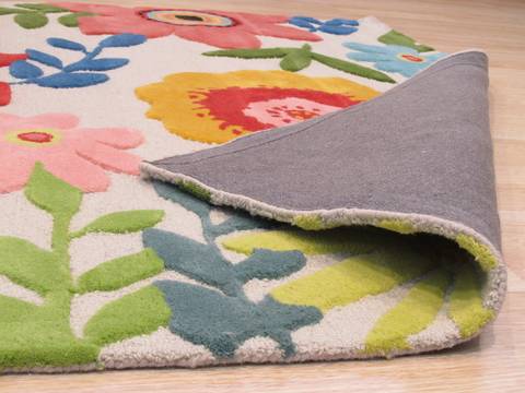 Beige Hand Tufted 79 X 99 Area Rug 834-132075 Image 2