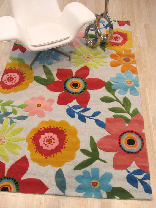 Beige Hand Tufted 79 X 99 Area Rug 834-132075 Image 3