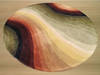 Modern-Contemporary Multicolor Round Hand Tufted 79 X 79 Area Rug 834-132114 Thumb 2