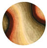Modern-Contemporary Multicolor Round Hand Tufted 79 X 79 Area Rug 834-132114 Thumb 0