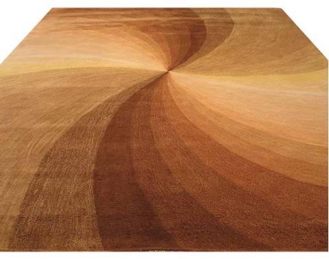 Modern-Contemporary Brown Hand Tufted 79 X 99 Area Rug 834-132134 Image 2