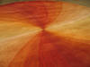 Modern-Contemporary Orange Round Hand Tufted 40 X 40 Area Rug 834-132140 Thumb 2