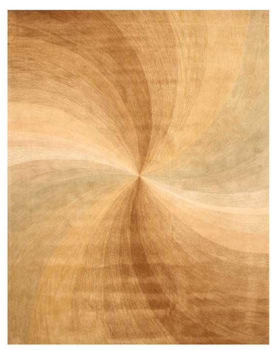 Modern-Contemporary Yellow Hand Tufted 96 X 136 Area Rug 834-132148 Image 0