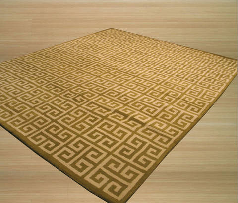 Green Hand Tufted 79 X 99 Area Rug 834-132170 Image 1