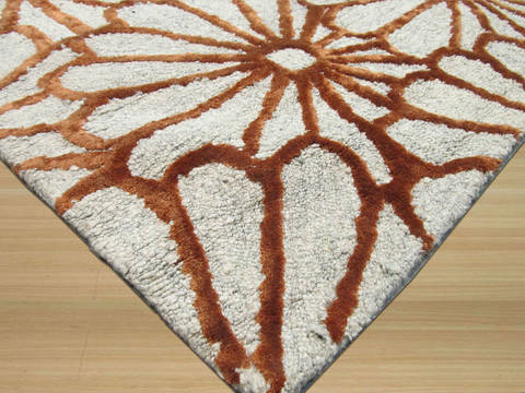 Multicolor Hand Tufted 79 X 99 Area Rug 834-132216 Image 1
