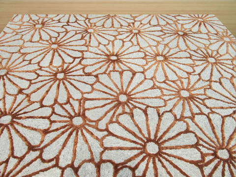 Multicolor Hand Tufted 79 X 99 Area Rug 834-132216 Image 2