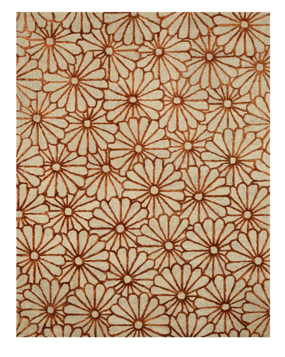 Multicolor Hand Tufted 79 X 99 Area Rug 834-132216 Image 0