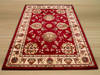 Kashan Beige Machine Made 53 X 73 Area Rug 834-132221 Thumb 3