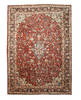 Mahal Red Hand Knotted 122 X 171  Area Rug 834-132224 Thumb 0