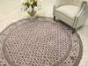 Tabriz Red Round Hand Knotted 60 X 60 Area Rug 834-132225 Thumb 1