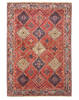 Yalameh Red Hand Knotted 67 X 96  Area Rug 834-132230 Thumb 0