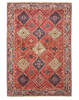 Yalameh Red Hand Knotted 67 X 96 Area Rug 834-132230 Thumb 0