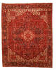 Heriz Red Hand Knotted 102 X 129  Area Rug 834-132242 Thumb 0