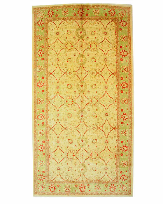 Mahal Red Hand Knotted 100 X 194 Area Rug 834-132243 Image 0