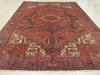 Heriz Red Hand Knotted 98 X 131 Area Rug 834-132246 Thumb 3