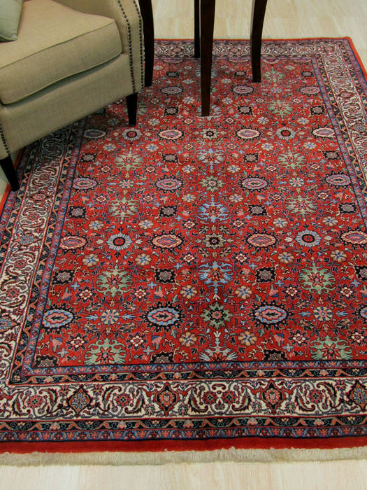 Bidjar Red Hand Knotted 53 X 71 Area Rug 834-132253 Image 3