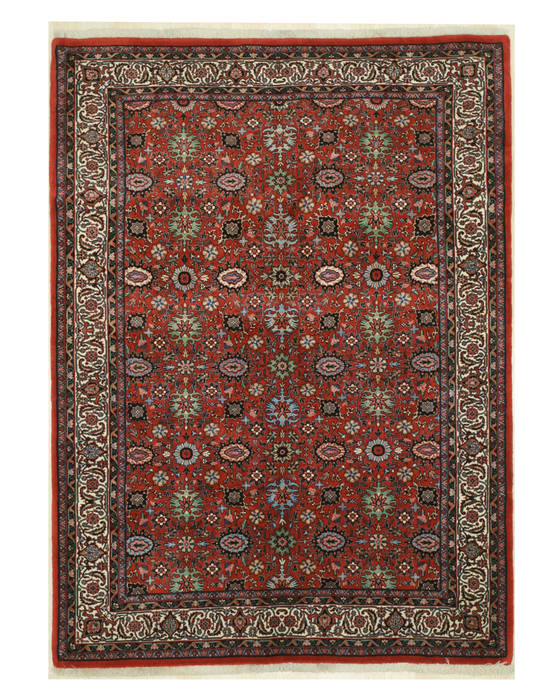 Bidjar Red Hand Knotted 53 X 71 Area Rug 834-132253 Image 0