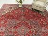 Heriz Red Hand Knotted 910 X 133  Area Rug 834-132256 Thumb 3