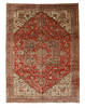 Heriz Red Hand Knotted 910 X 133  Area Rug 834-132256 Thumb 0