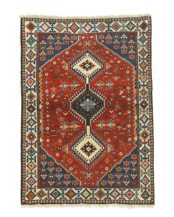 Yalameh Red Hand Knotted 35 X 410 Area Rug 834-132260 Image 0