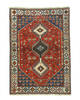 Yalameh Red Hand Knotted 35 X 410  Area Rug 834-132260 Thumb 0
