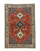 Yalameh Red Hand Knotted 35 X 410  Area Rug 834-132260 Thumb 0