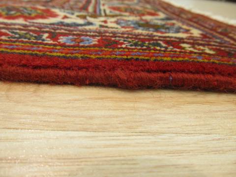 Abadeh Beige Hand Knotted 41 X 65 Area Rug 834-132263 Image 2