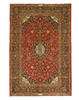 Kashan Red Hand Knotted 49 X 71 Area Rug 834-132295 Thumb 0